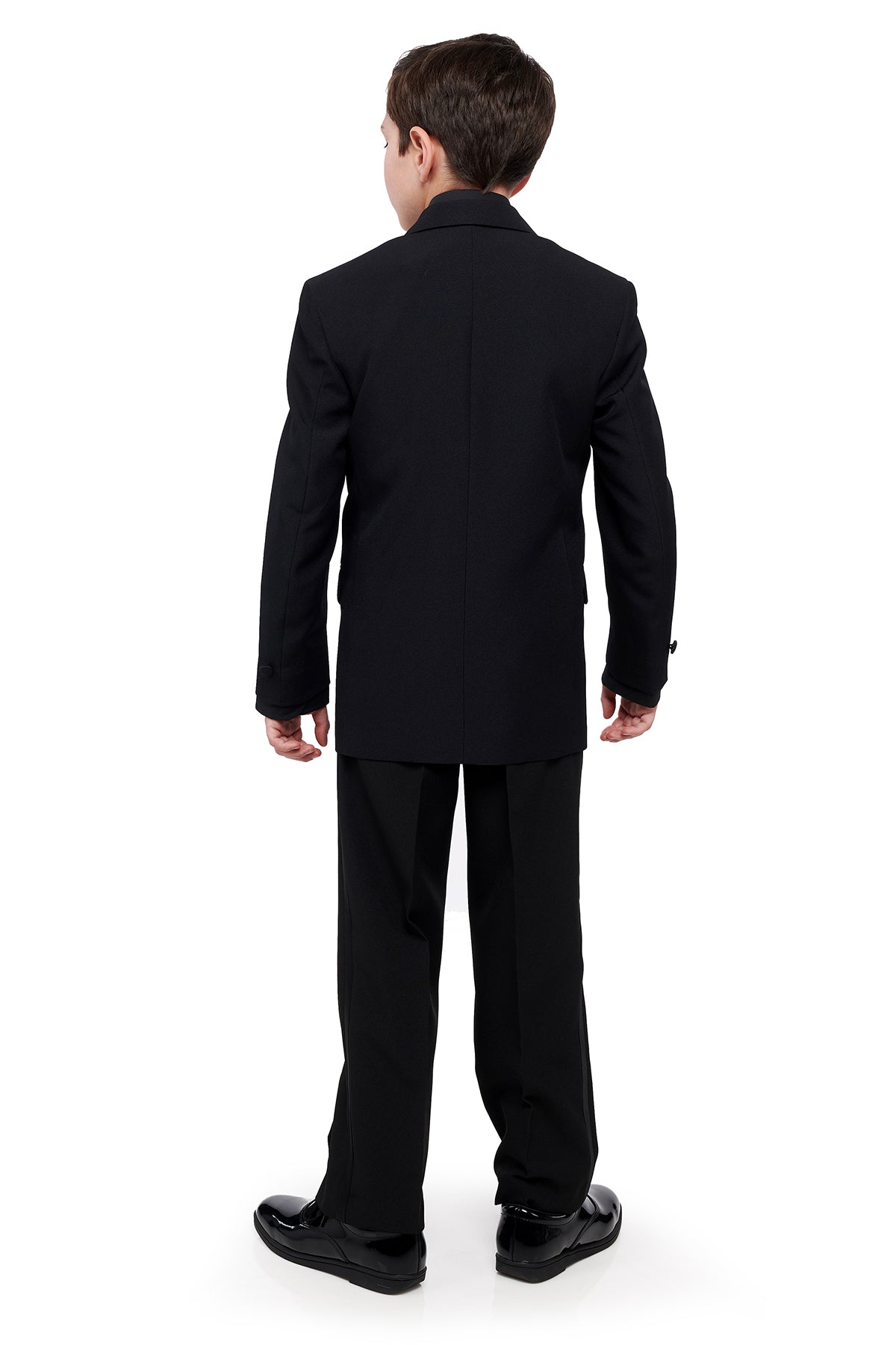 LUCAS (Style #3005-Y) - Black Shirt Tuxedo Package - Youth