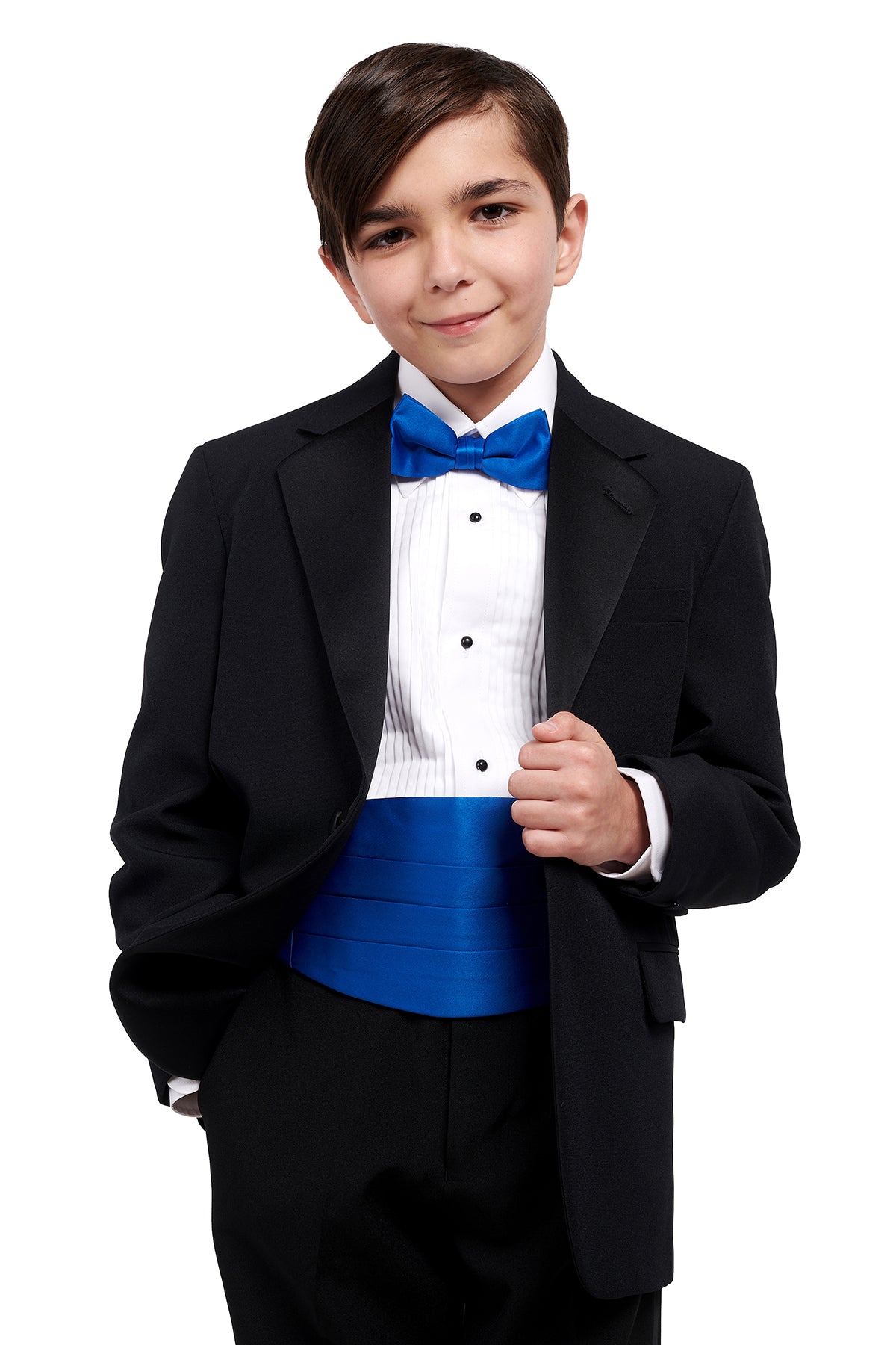 5110C-Y - Polyester Tuxedo Coat-Youth