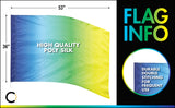FL33-D1 OMBRE PRINTED FLAG