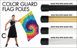 FP10 - Color Guard Flag Pole