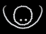 182N - Strung Pearl Necklace Set