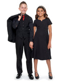 RILEY (Style #6710-Y) - Black Shirt, Vest, Tie Package with Pant - Youth