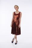 Style #501BM Scoop Neck Sleeveless Broken Mirror Show Choir Dress