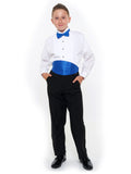 5110P-Y - Polyester Adjustable Tuxedo Trousers-Youth