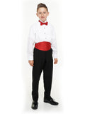 5110P-Y - Polyester Adjustable Tuxedo Trousers-Youth